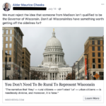 Maurice Cheeks_FB Ad_WisPol Submission