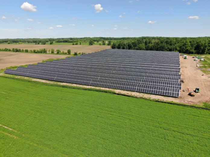 Outdoor solar array